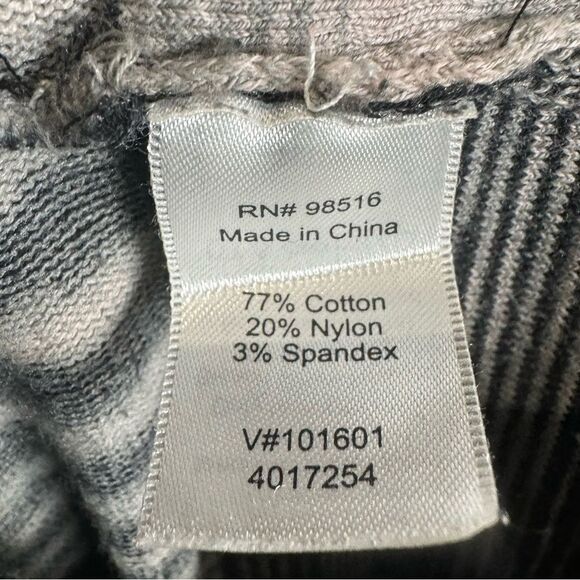 Coldwater creek black and cream dolman sleeve knit sweater top size 1X - Picture 6 of 6